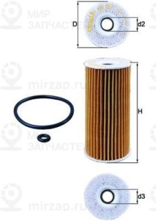Запчасть MAHLE OX201D