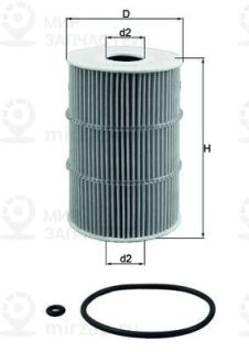 Фильтр масляный MAHLE OX378D