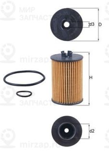 Запчасть MAHLE OX382D