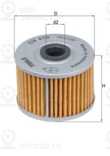 Фильтр масляный MAHLE OX410