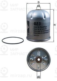 Фильтр масляный MAHLE OZ3D
