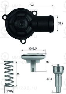 Термостат охлаждающей жидкости MAHLE TI22087D