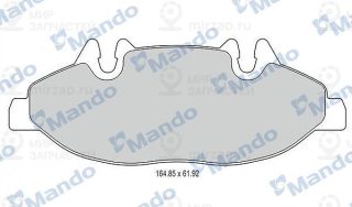 Комплект тормозных колодок (дисковый тормоз) MANDO MBF015208