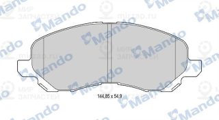 Комплект тормозных колодок (дисковый тормоз) MANDO MBF015448