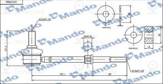 Тяга / стойка стабилизатора MANDO MSC010100