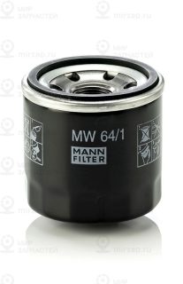 Фильтр масляный MANN-FILTER MW641