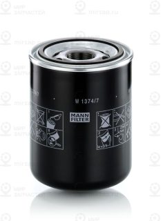 Фильтр масляный MANN-FILTER W13747