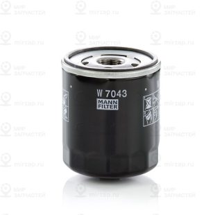 Фильтр масляный MANN-FILTER W7043