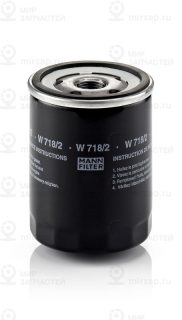 Фильтр масляный MANN-FILTER W7182