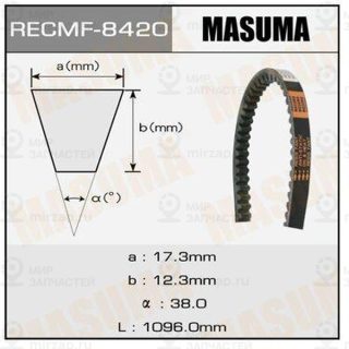8420_Ремень Клиновой! 17X1096\ Mitsubishi Pajero 2.5Td 90-00 MASUMA 8420