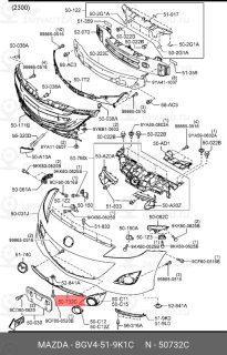 Запчасть MAZDA BGV4519K1C