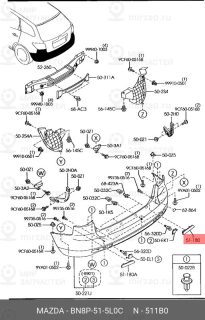 Запчасть MAZDA BN8P515L0C