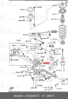 Запчасть MAZDA CA3528473