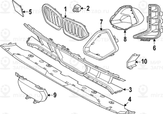 Запчасть BMW 51118085998