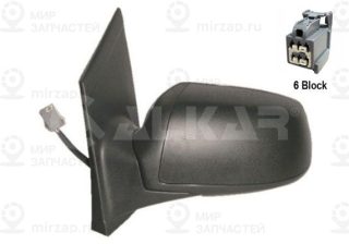 Наружное зеркало ALKAR 6121400
