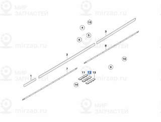 Запчасть BMW 51132496165
