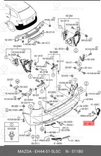 Запчасть MAZDA EH44515L0C