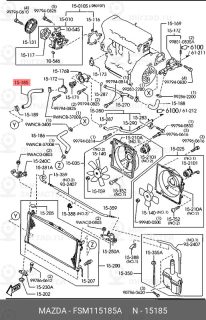 Запчасть MAZDA FSM115185A