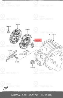 Запчасть MAZDA G56116510C