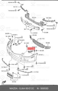 Запчасть MAZDA GJ6A50E12C