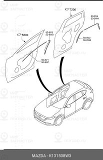 Запчасть MAZDA K131508W3