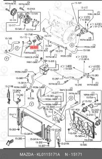 Запчасть MAZDA KL0115171A