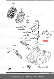 Запчасть MAZDA KL0316520A