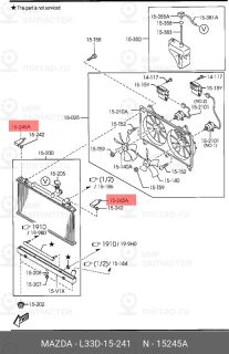 Запчасть MAZDA L33D15241