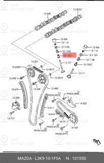 Запчасть MAZDA L3K9101F5A