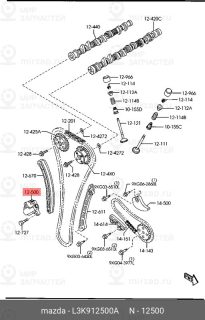Запчасть MAZDA L3K912500A