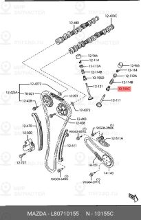 Запчасть MAZDA L80710155