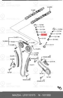 Запчасть MAZDA LF01101F5