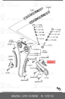 Запчасть MAZDA LF0114500B