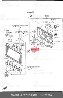Запчасть MAZDA LF1715251C