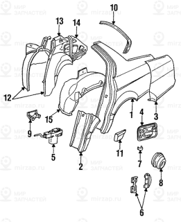 Запчасть BMW 51171928197