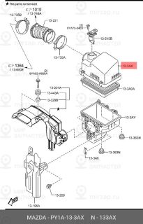 Запчасть MAZDA PY1A133AX