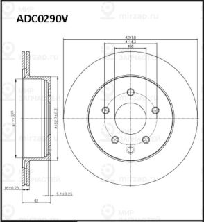 Запчасть ALLIED NIPPON ADC0290V
