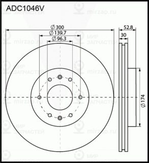 Запчасть ALLIED NIPPON ADC1046V