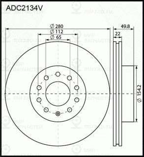Запчасть ALLIED NIPPON ADC2134V