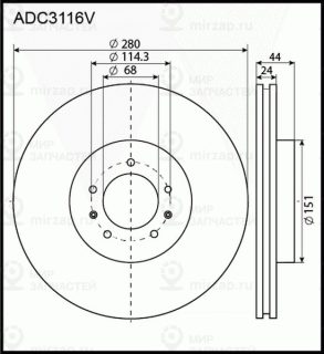 Запчасть ALLIED NIPPON ADC3116V