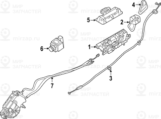 Запчасть BMW 51247430626