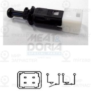 Выключатель фонаря сигнала торможения MEAT & DORIA 35033