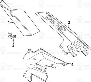 Запчасть BMW 51466955136