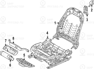Запчасть BMW 52109496756