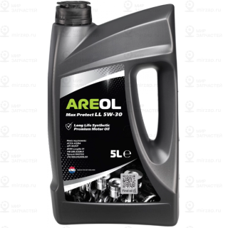 Areol Max Protect Ll 5W-30 (5L)_Масло Моторное! Синт.\ Acea A3/B4, Api Sn/Cf, Mb AREOL 5W30AR014