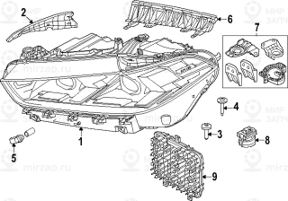 Запчасть BMW 63115A78396