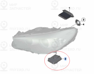 Запчасть BMW 63117317408