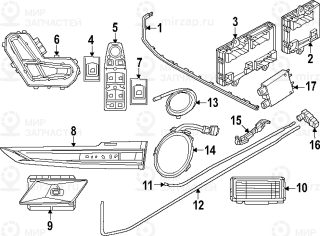Запчасть BMW 63315A55025