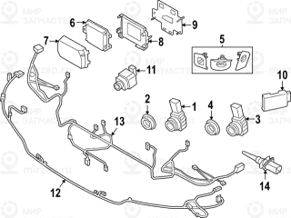 Запчасть BMW 66319500174