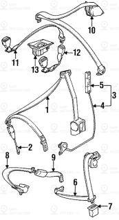 Запчасть BMW 72118140513